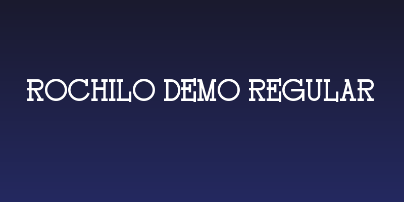 Rochilo DEMO Regular Social Header