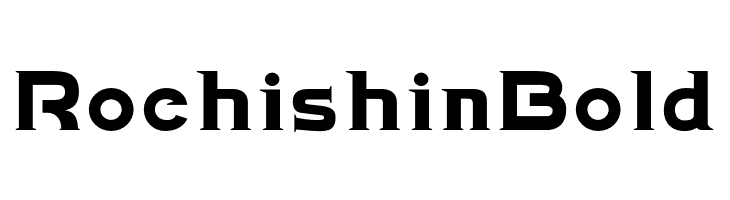 Rochishin Bold  Frei Schriftart Herunterladen