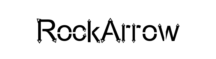 Rock Arrow  Fuentes Gratis Descargar
