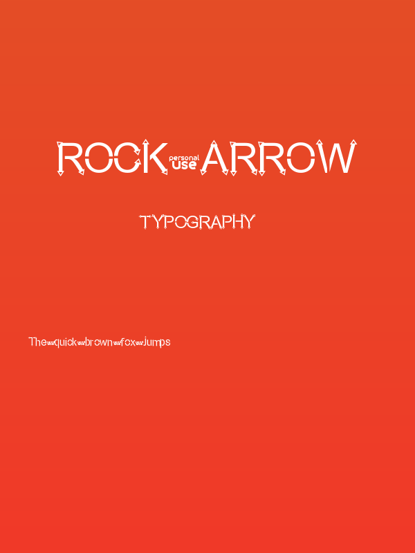 Rock Arrow Poster