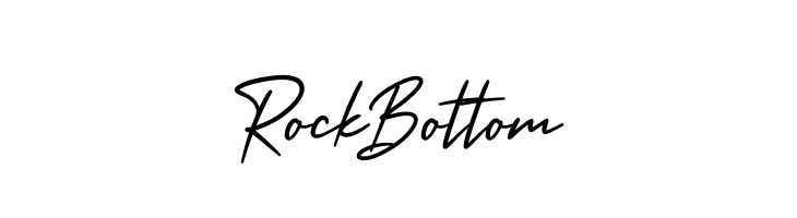 Rock Bottom  フリーフォントのダウンロード