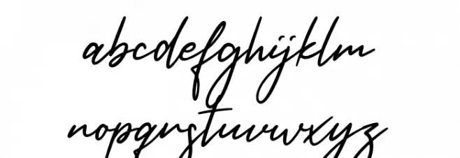 Rock Bottom Schriftart Kleinbuchstaben
