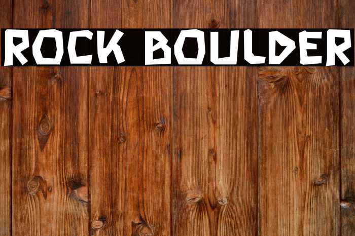 Rock Boulder Example 3