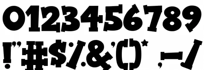 Rock Boys Font OTHER CHARS