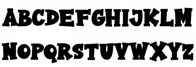 Rock Boys Font Litere mari