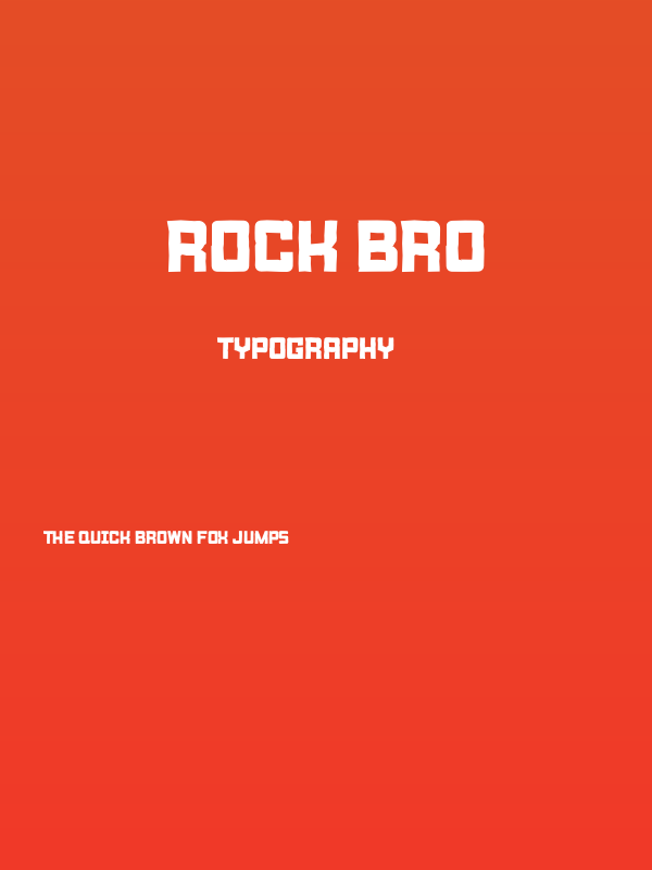 Rock Bro Poster