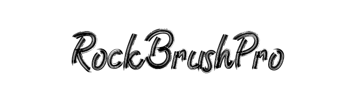 Rock Brush Pro  Frei Schriftart Herunterladen