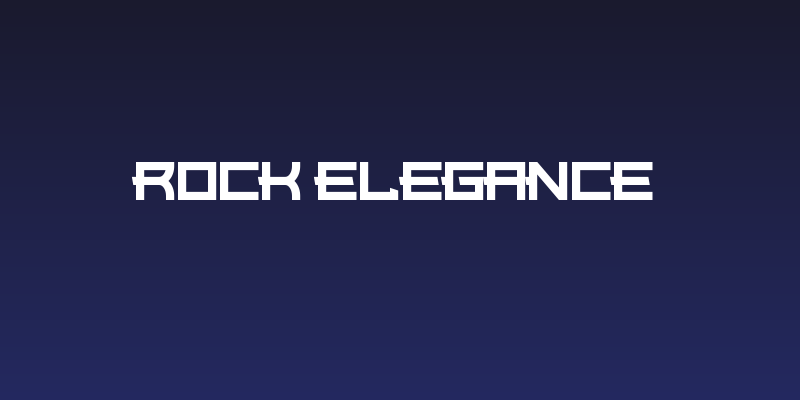 Rock Elegance Social Header