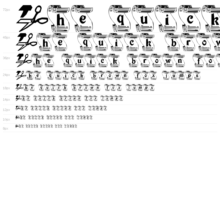 Rock, Paper, Scissors Waterfall