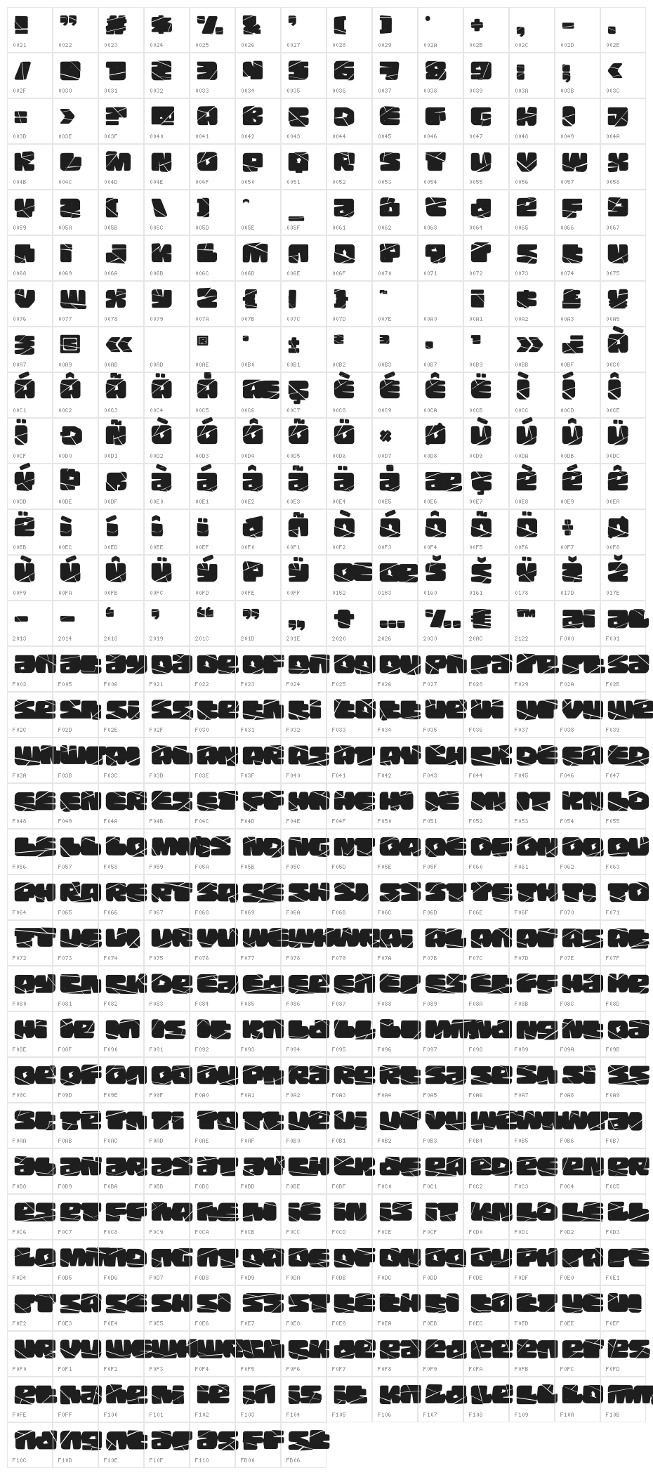 Rock Pile Crack Character Map