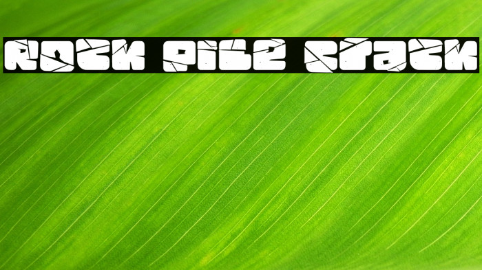 Rock Pile Crack Example 2