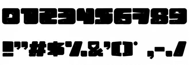 Rock Pile Schriftart Anderer Schreiben