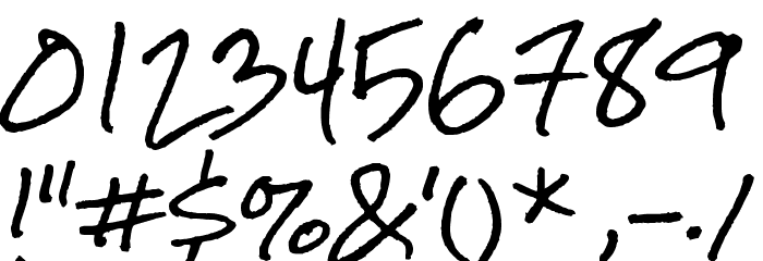Rock Salt Font OTHER CHARS