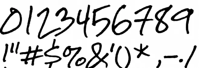 Rock Salt Font OTHER CHARS