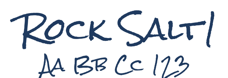 Rock Salt1 Font Preview