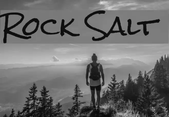 Rock Salt Font examples
