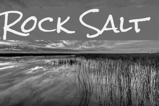 Rock Salt Font examples