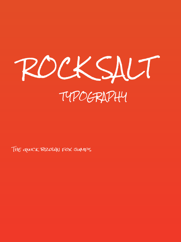 Rock Salt Poster