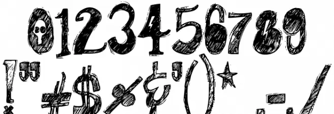 Rock Show Whiplash Font OTHER CHARS