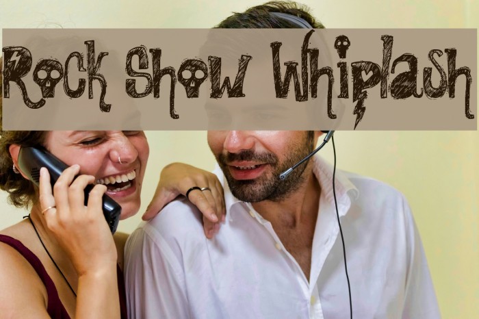 Rock Show Whiplash Font - FFonts.net