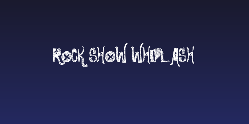 Rock Show Whiplash Social Header