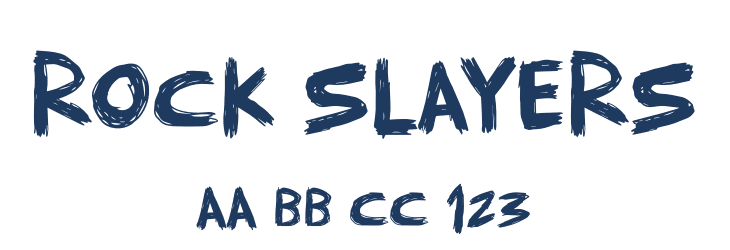 Rock Slayers Font Preview