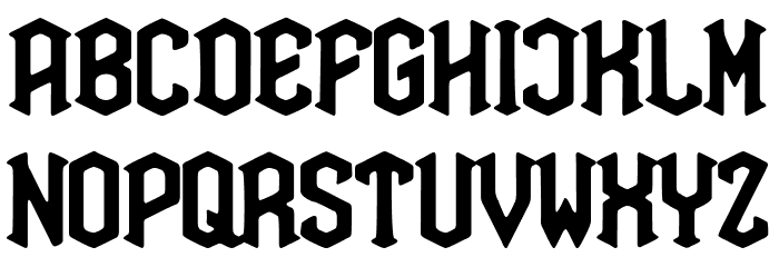 Rock Soldier Font LOWERCASE