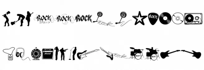 Rock Star 2.0 OT फ़ॉन्ट लोअरकेस