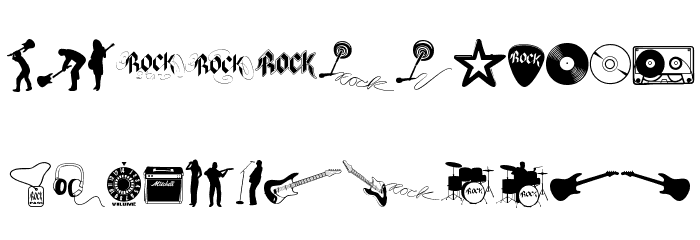 Rock Star 2.0 Font LOWERCASE