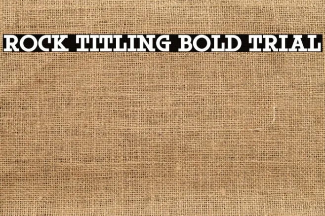 Rock Titling Bold Trial Font | Free Download (TTF/OTF) | FFonts.net