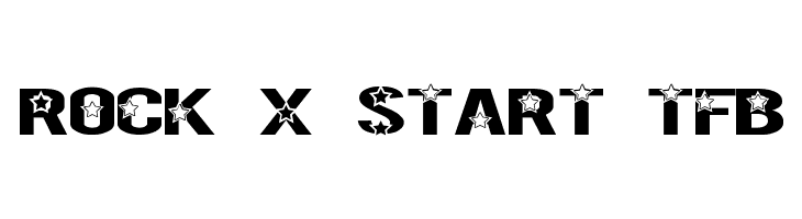 Rock X Start tfb  font caratteri gratis
