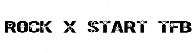 Rock X Start tfb  नि: शुल्क फ़ॉन्ट्स डाउनलोड