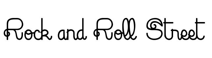 Rock and Roll Street  नि: शुल्क फ़ॉन्ट्स डाउनलोड