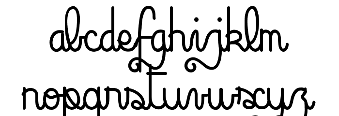 Rock and Roll Street Font LOWERCASE