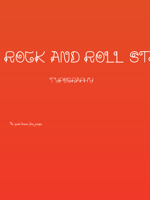Rock and Roll Street Poster