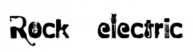 Rock  electric  font caratteri gratis