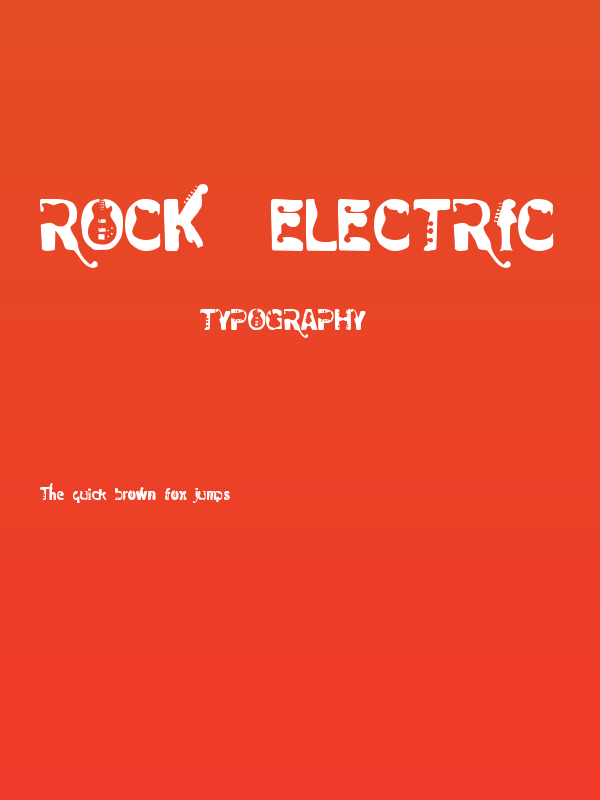 Rock  electric Poster