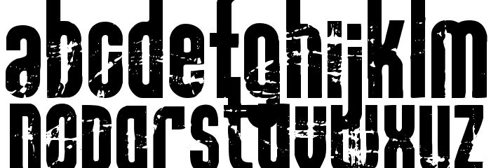 Rock it Font LOWERCASE