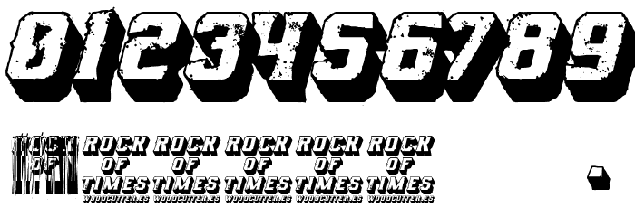 Rock of Times Font OTHER CHARS