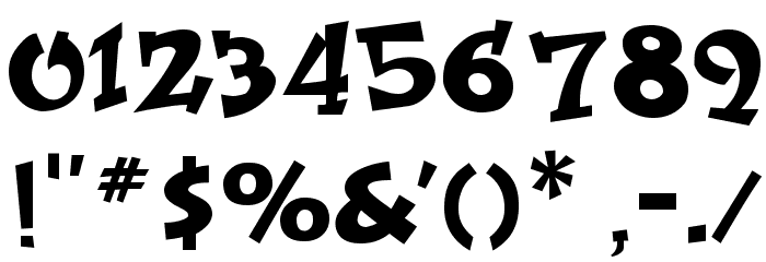 RockArt Font OTHER CHARS