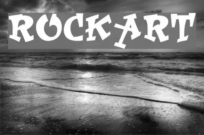 RockArt Font examples