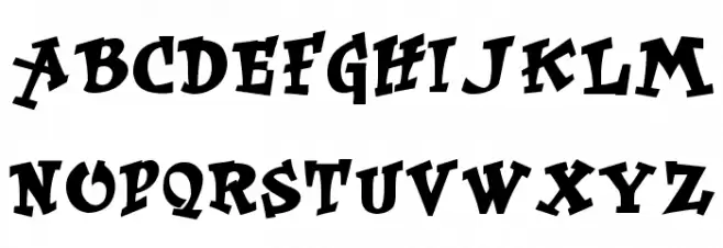 RockArt Font Litere mici