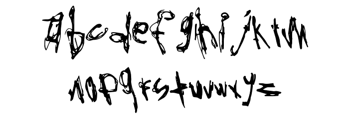 RockBait Font LOWERCASE