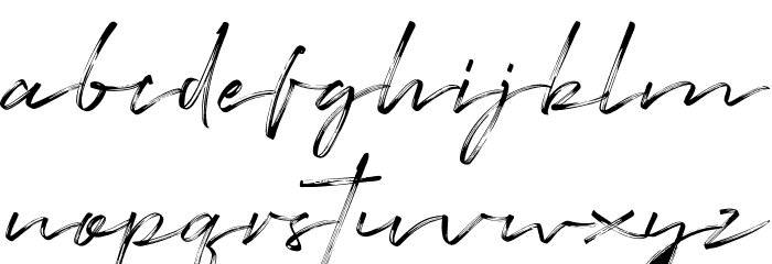 RockBetter-Regular Font LOWERCASE