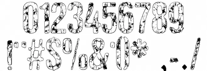 RockBiter Font OTHER CHARS