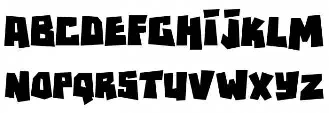 RockBiter Font Litere mari