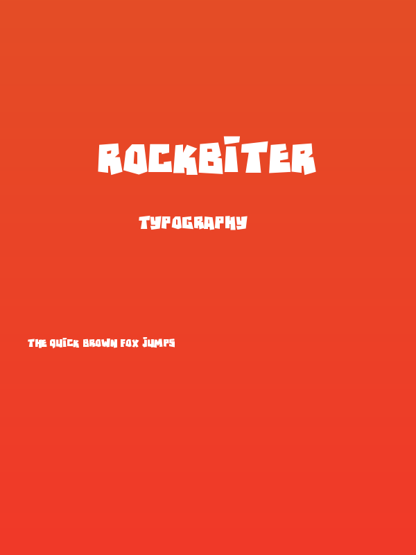 RockBiter Poster