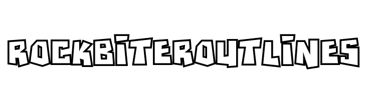 RockBiterOutlines  baixar fontes gratis