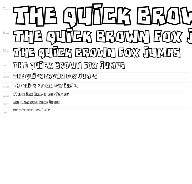 RockBiterOutlines Waterfall