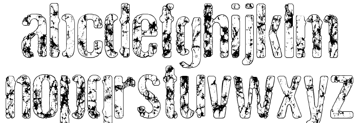 RockBiter Font LOWERCASE